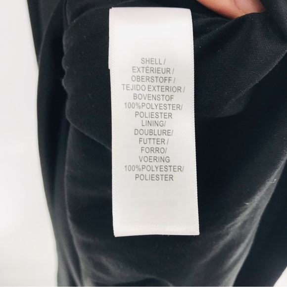 Aidan Mattox Scuba Crepe Cutout Open Back Gown in Black Size 6 - Picture 7 of 14